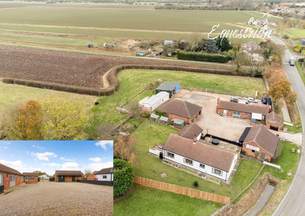 Main Road, Grainthorpe, Louth 3 bed equestrian property for sale £575,000
