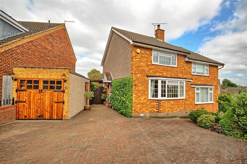 Large gated driveway