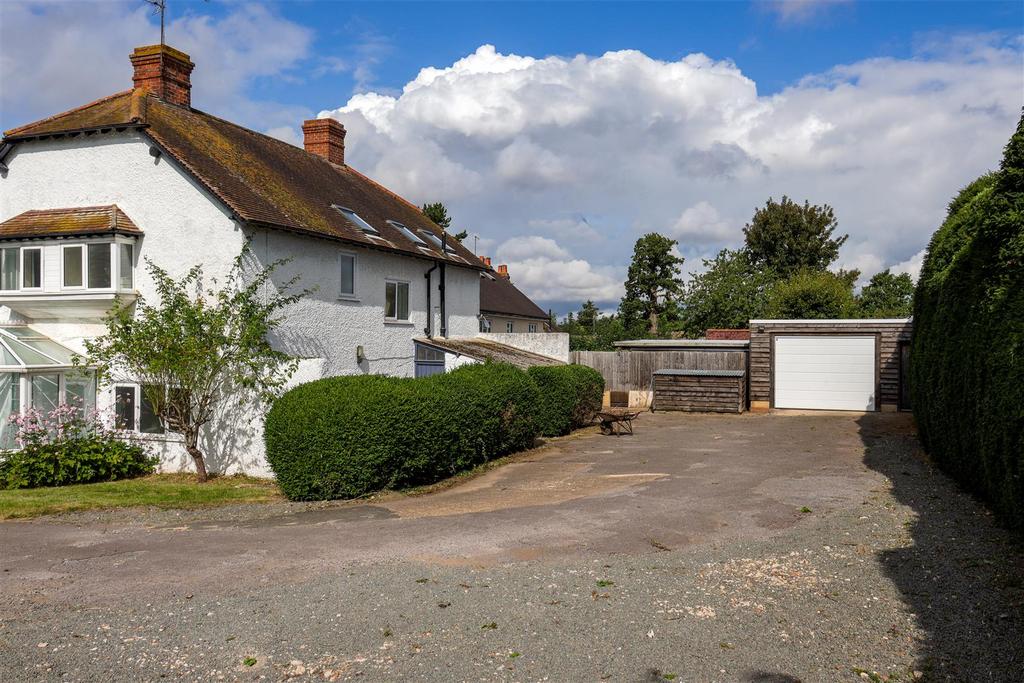 Rear parking and detached garage