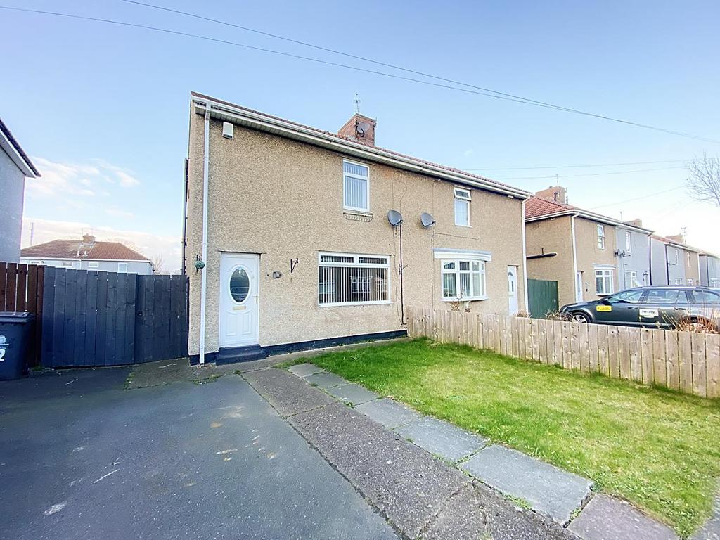 Park Crescent, Shiremoor, Newcastle... 2 bed semidetached house £120,000