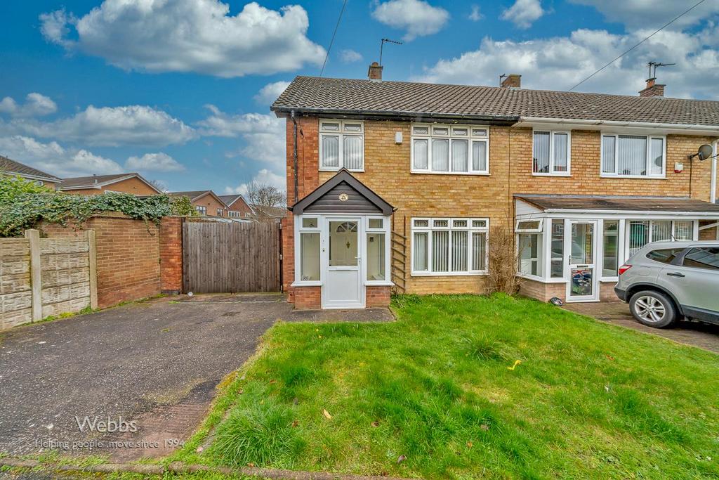Grove Crescent, Pelsall, Walsall WS3 3 bed end of terrace house for