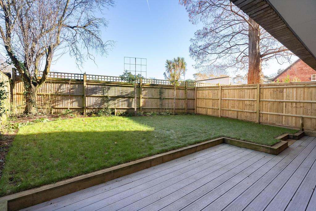 Decking area, garden