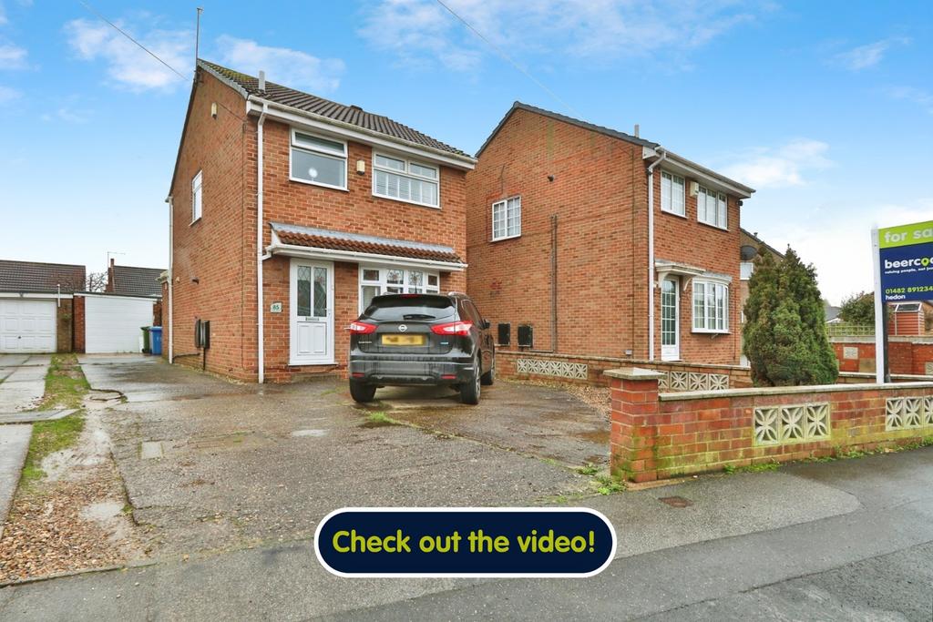 Inmans Road, Hedon, Hull, HU12 8NQ 3 bed detached house for sale £225,000
