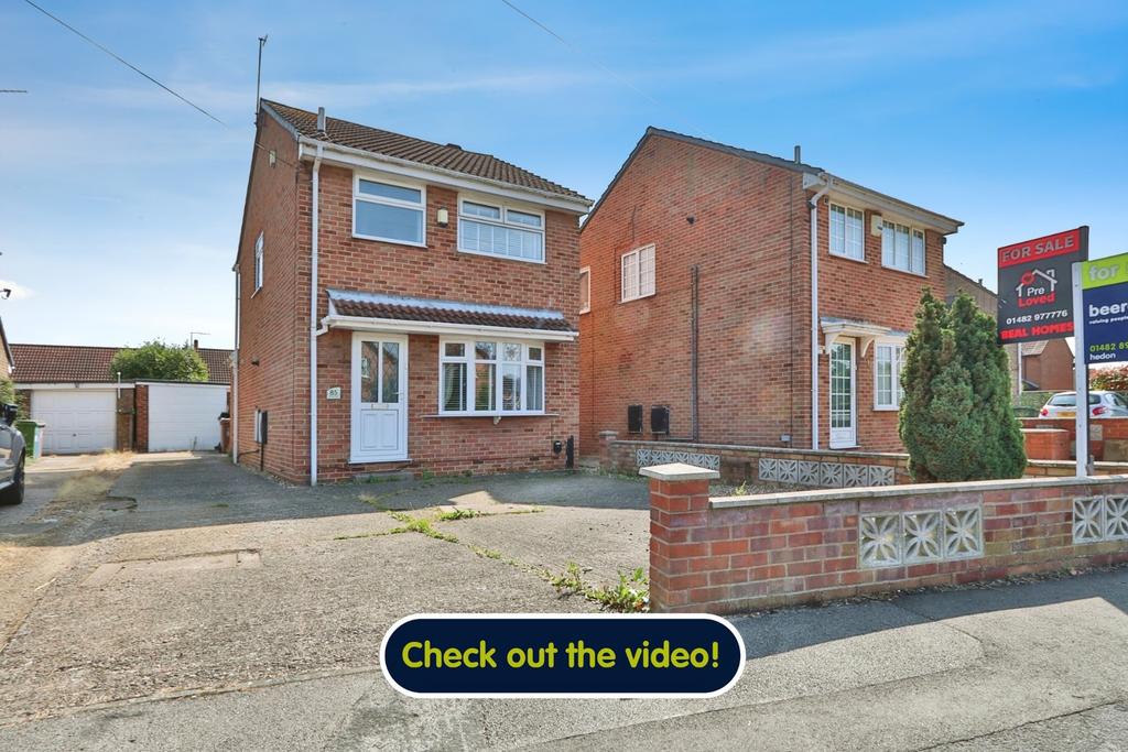 Inmans Road, Hedon, Hull, HU12 8NQ 3 bed detached house for sale £220,000
