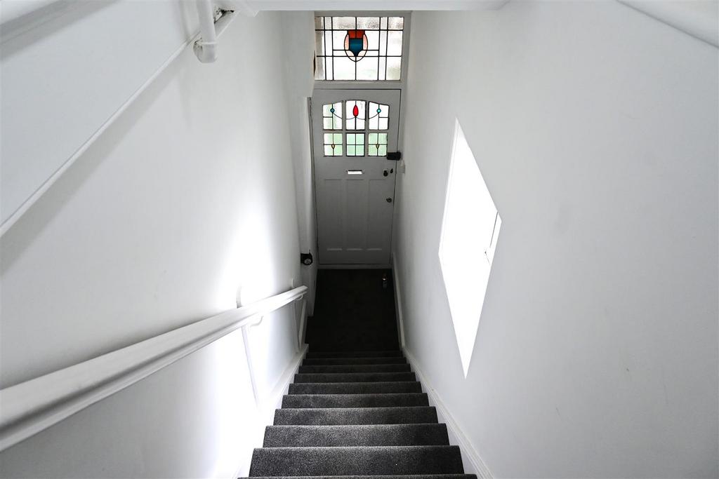 Spacious hall, stairs and landing