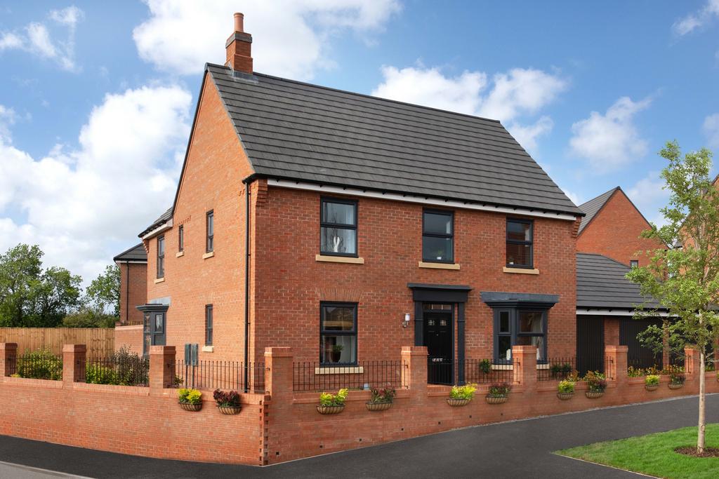 External view of detached show home
