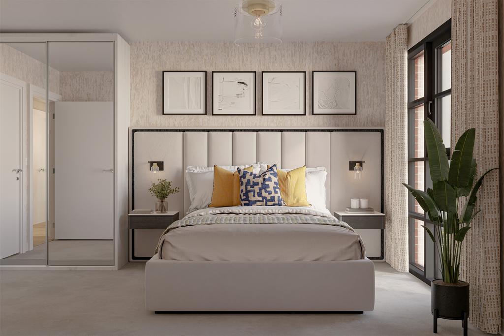 Bedroom 2   Brookside Apartments (Plot 109)  ...