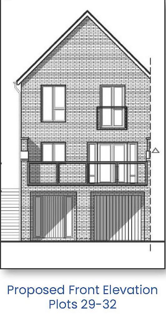 Proposed Front Elevation Plots 29 32