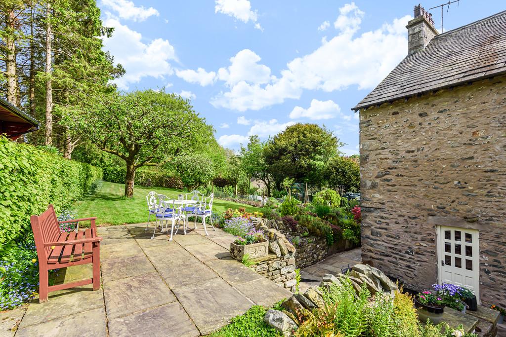 Rear patio and garden