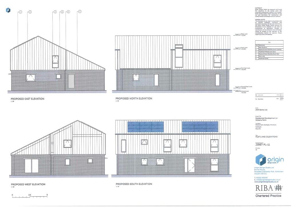 Plot 1 &amp; 2 Proposed Elevations