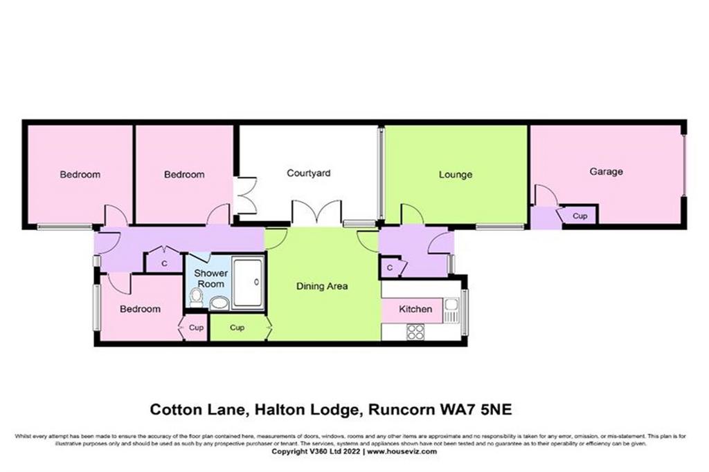 Halton Lodge, Runcorn WA7 3 bed bungalow for sale £165,000