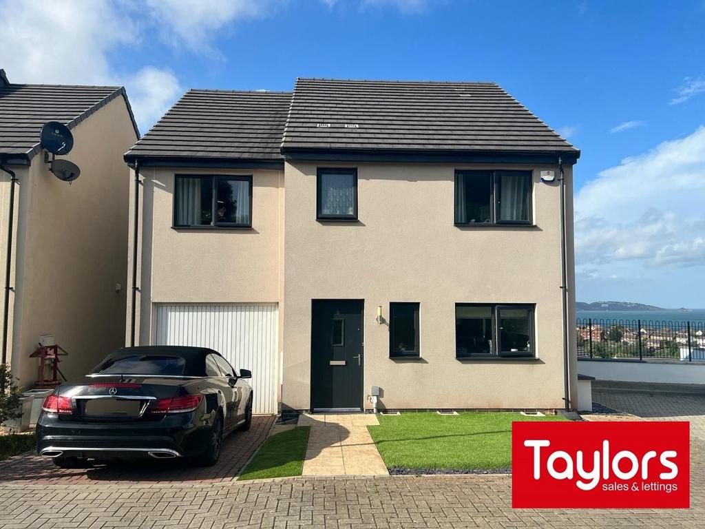 Palm Tree View, Goodrington, Paignton 4 bed detached house for sale £