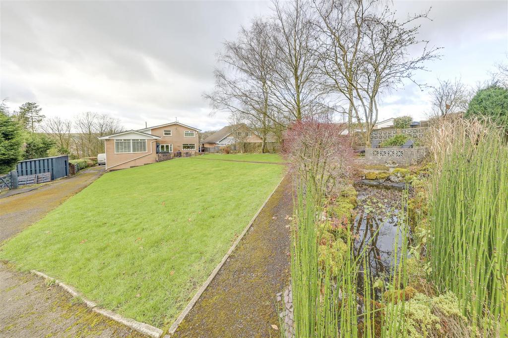 Rear Garden with Pond