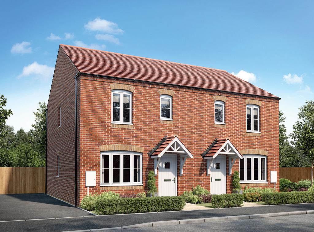 Exterior CGI view of our 3 bed Ellerton home