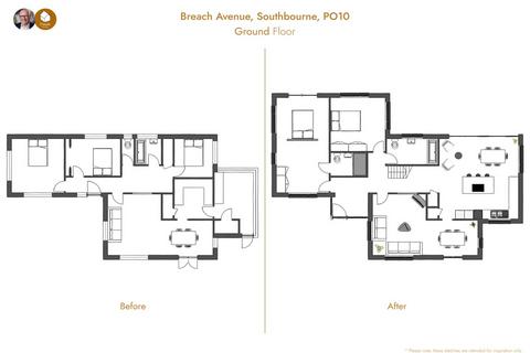 3 bedroom detached bungalow for sale, Breach Avenue, Southbourne, West Sussex, PO10 8NB
