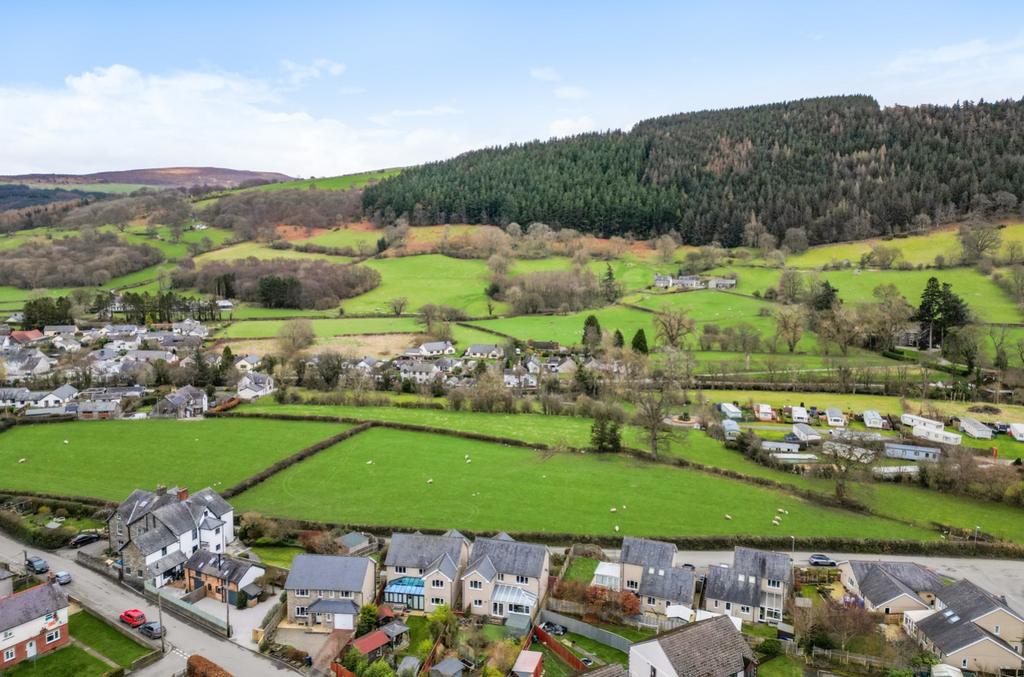 View across Berwyn Mountains from Maesteg