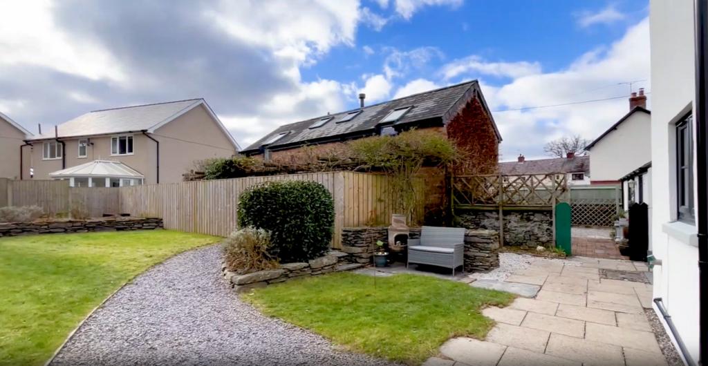 Garden and patio