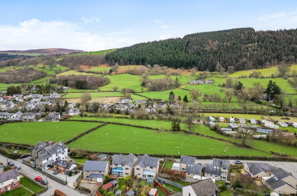 View across Berwyn Mountains from Maesteg - Charlo