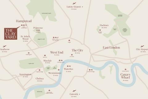 1 bedroom flat to rent, Liddel Place, West Hampstead NW6