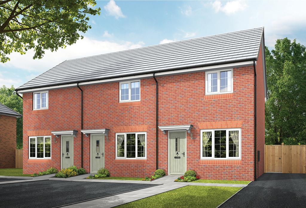 Plot 8, The Bell, Stricklands Lane... 2 bed semidetached house for