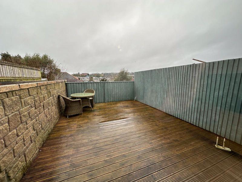 Enclosed decked area