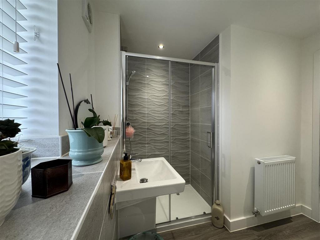Family bathroom shower