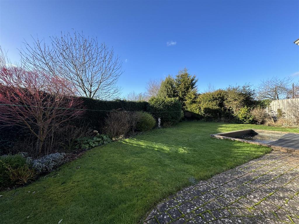 Rear garden