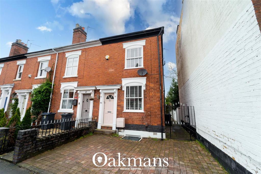 Clarence Road, Harborne, Birmingham 3 bed end of terrace house £425,000