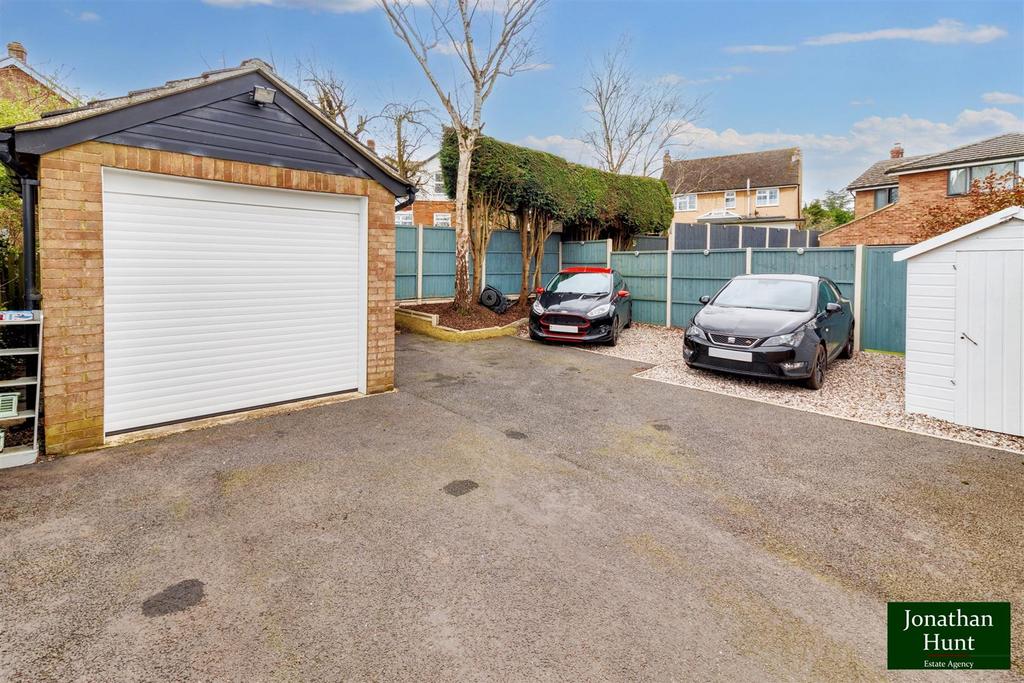 Parking and detached garage