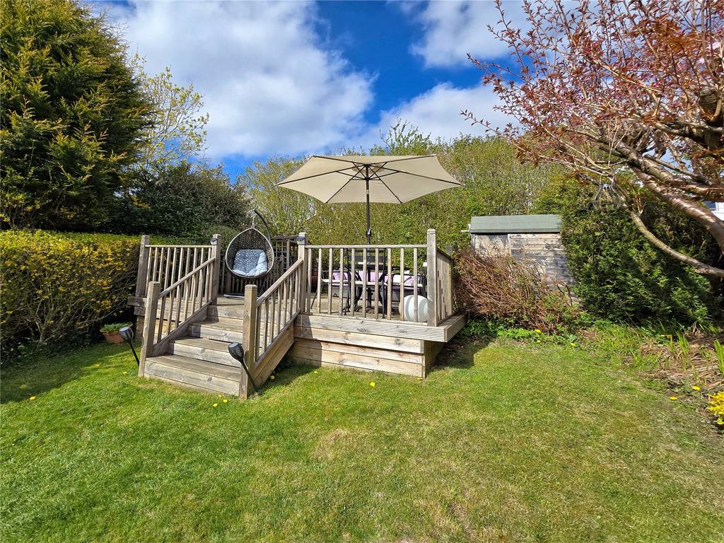 Raised Decked Patio