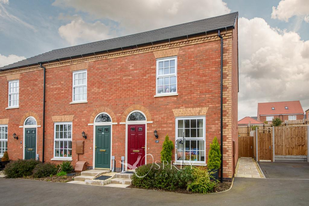 Woolsthorpe Close, Melton Mowbray LE13 2 bed end of terrace house for