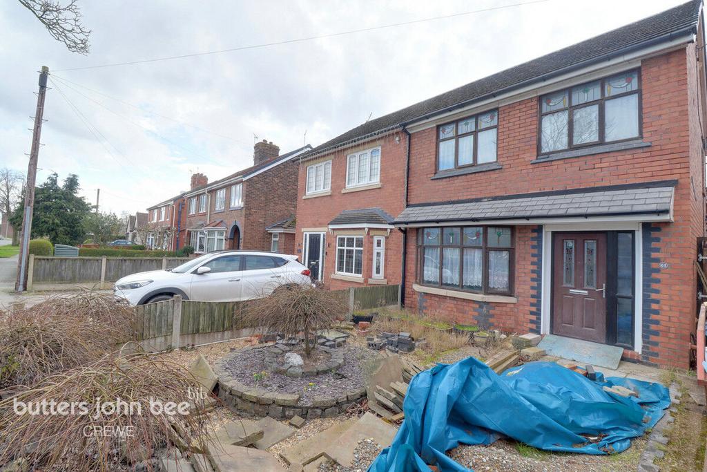 Sydney Road Crewe 3 Bed Semi Detached House For Sale £90000