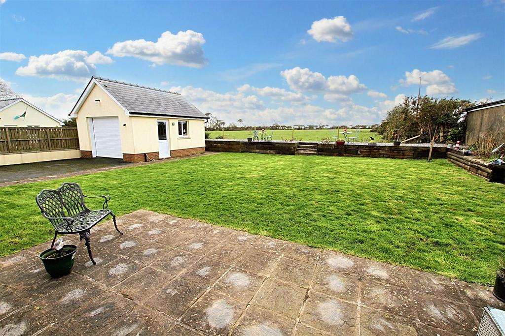 Patio and rear garden
