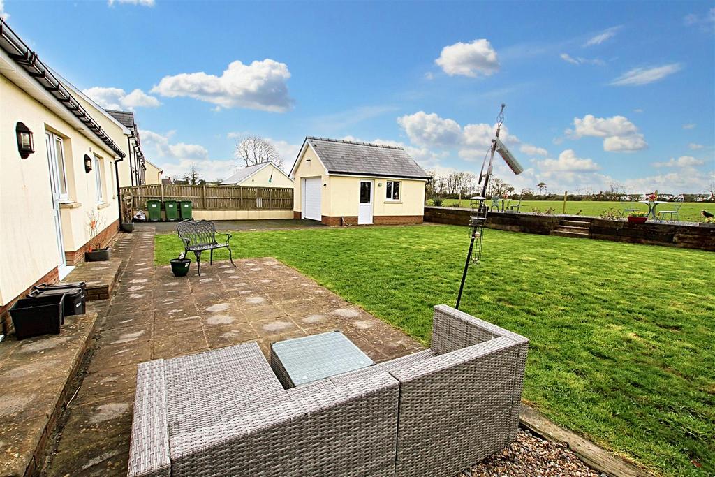 Patio and rear garden