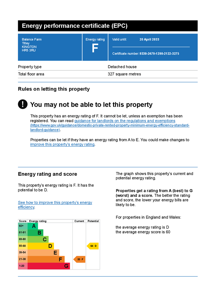 Energy performance certificate (EPC) – Find an ene