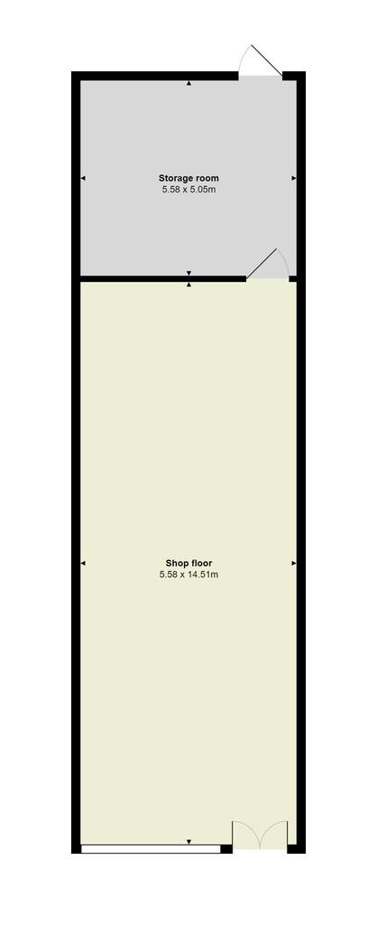 2 D Floorplan - shop