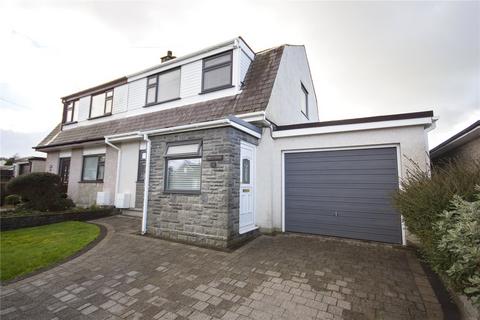 3 bedroom semi-detached house for sale - Y Grugan, Groeslon, Caernarfon, Gwynedd, LL54