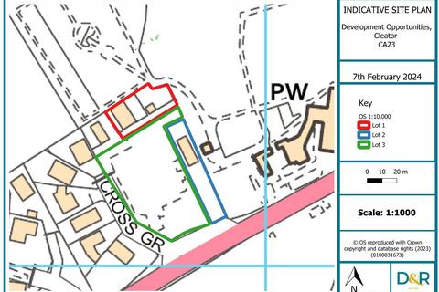 Plot for sale, Main Street, Cleator, Whitehaven, Cumbria, CA23