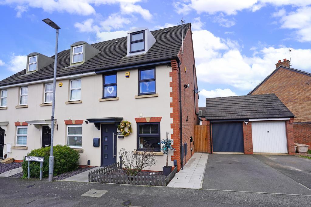 Groby, Leicester LE6 3 bed end of terrace house for sale £310,000