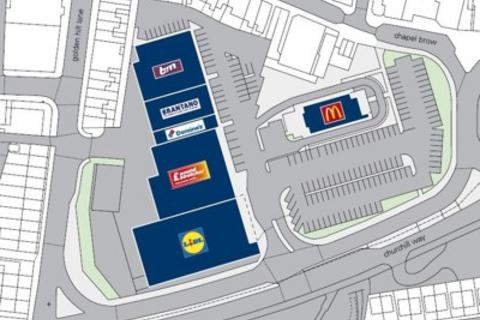 Retail property (high street) to rent, Lidl, Churchill Way, Leyland, Lancashire