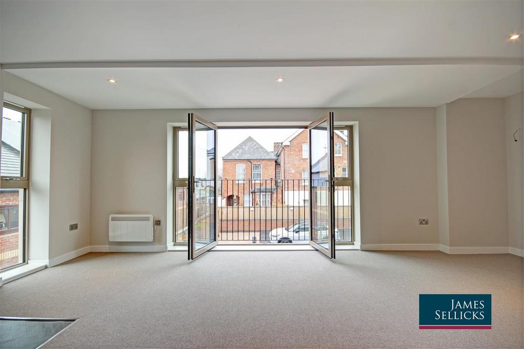 Open plan living room, dining room, kitchen