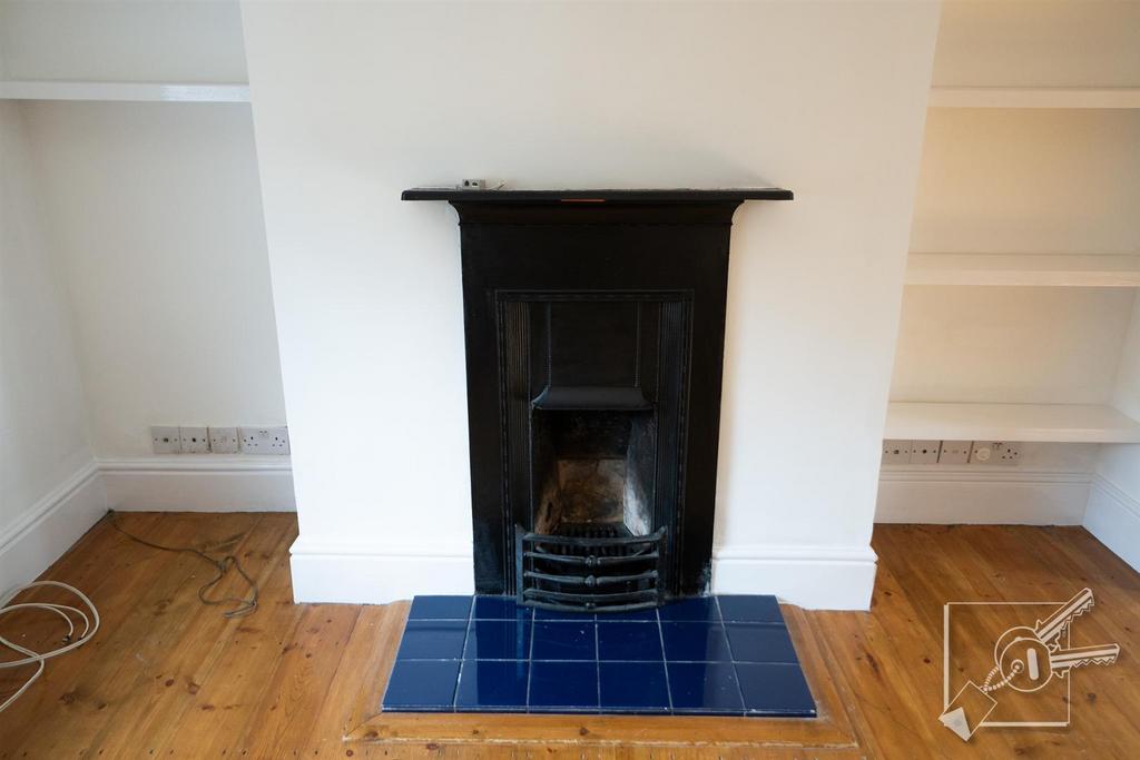Feature fire place in  Lounge/diner