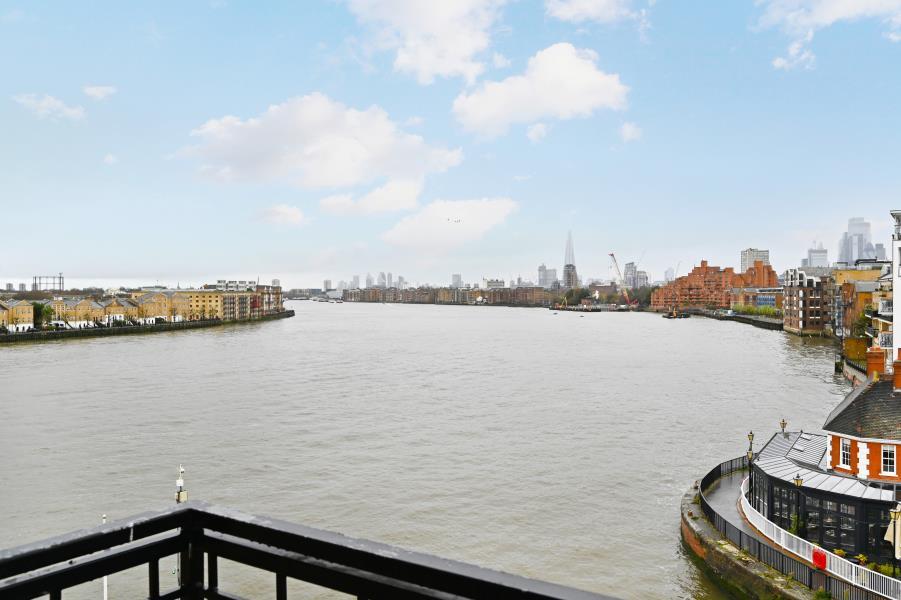 Victoria Wharf Narrow Street Limehouse 2 bed apartment for sale £770,000