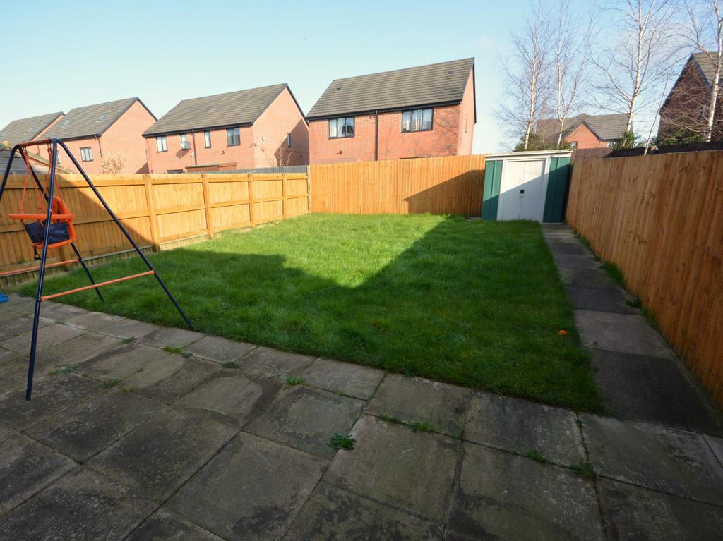 Large rear garden.