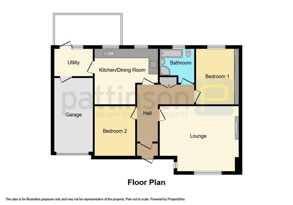 Fleming Court, Shotton Colliery, Durham, DH6 2JZ 2 bed bungalow for