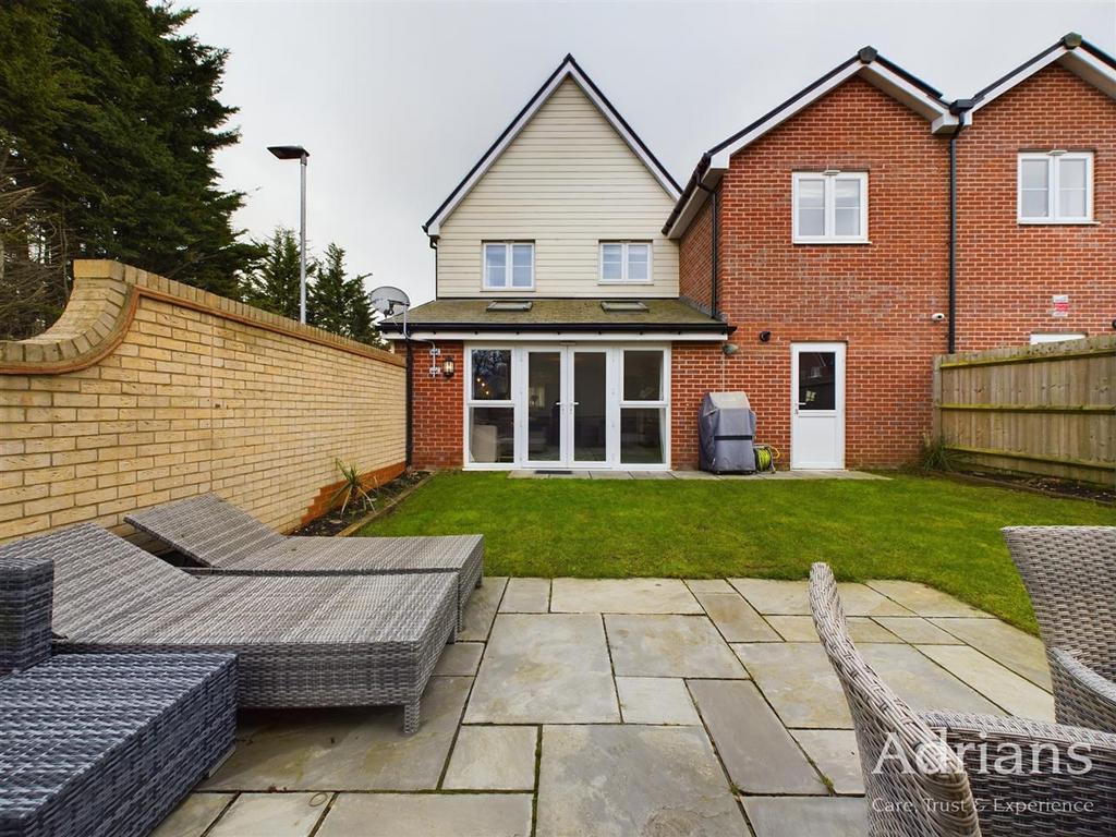 Rear of property