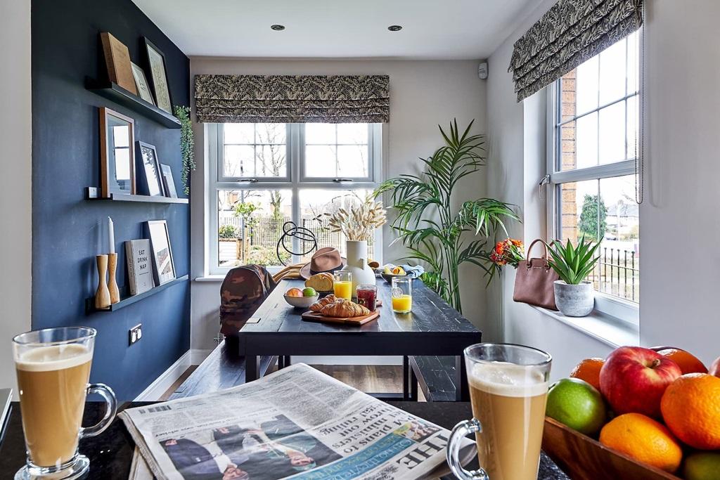 A dedicated dining area for family mealtimes