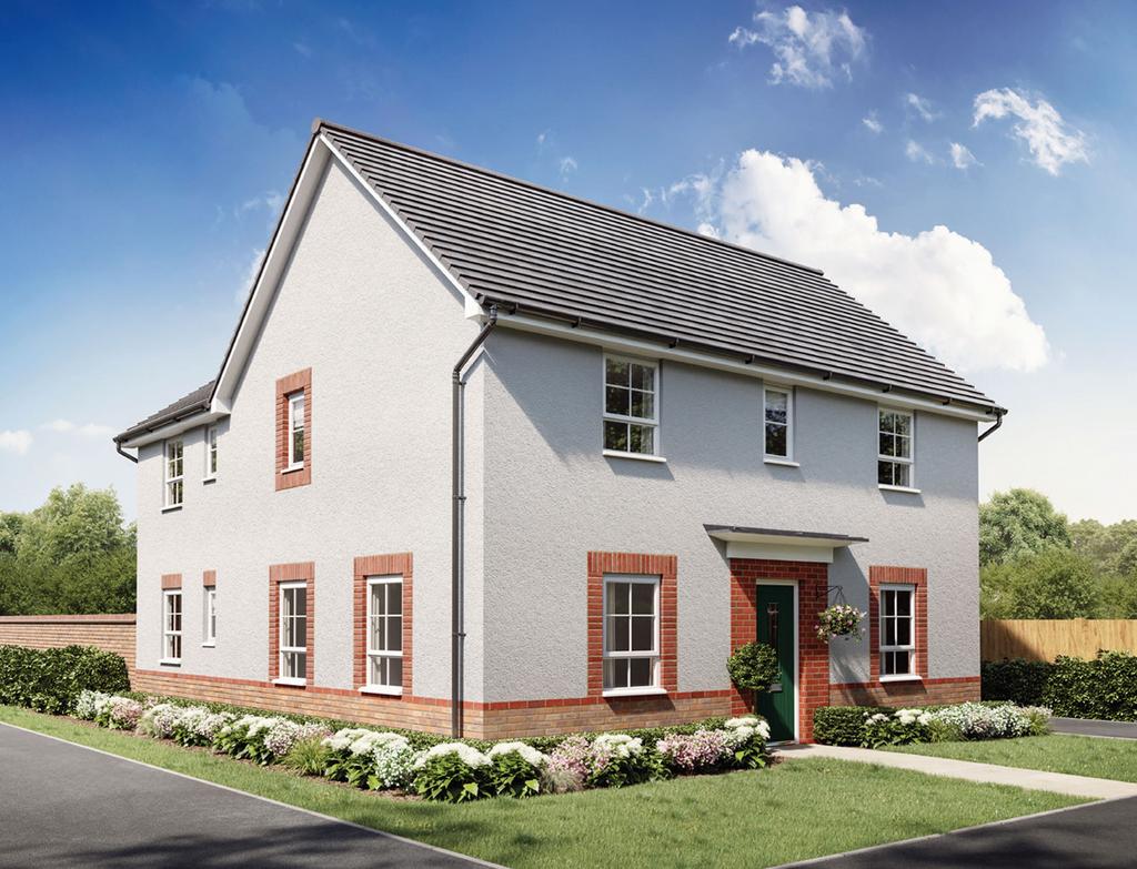 Exterior view of our 4 bed Alfreton CGI