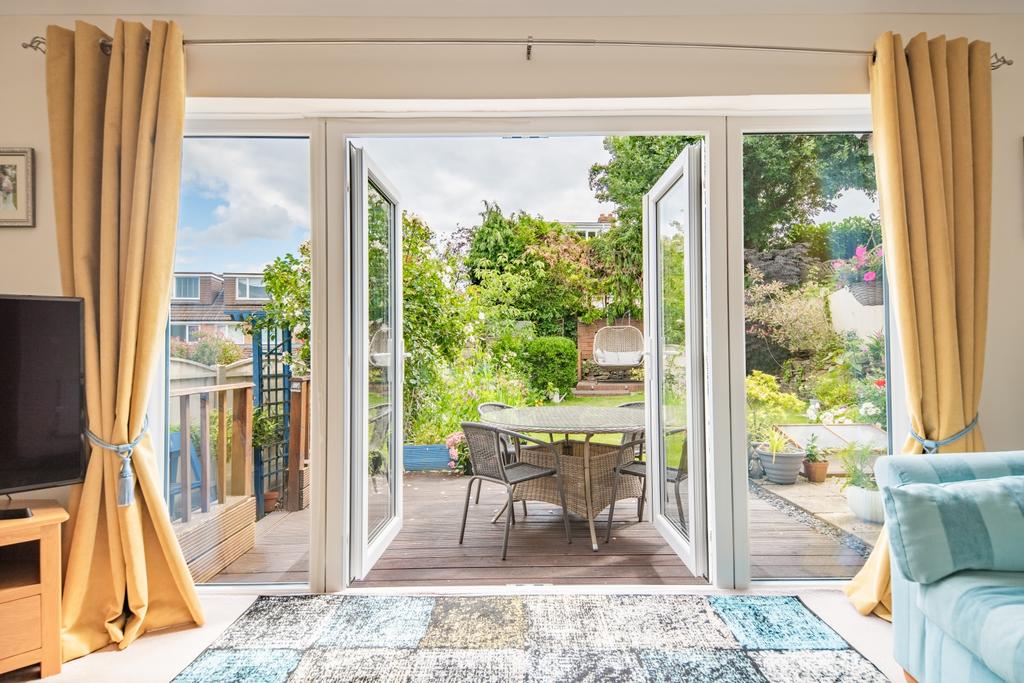 View onto the garden