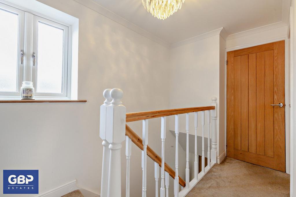 Stairs to landing